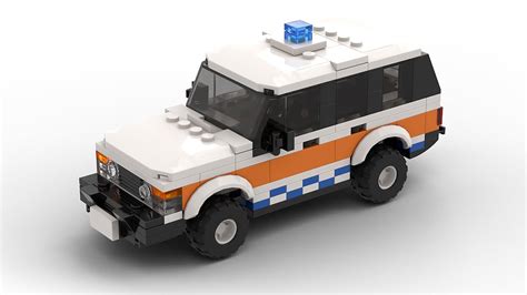 LEGO Range Rover Classic UK Police Instructions - YouTube