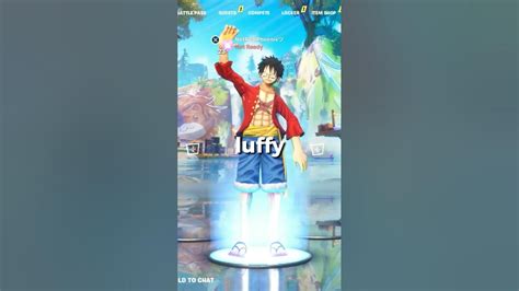 Luffy Skin in Fortnite - YouTube