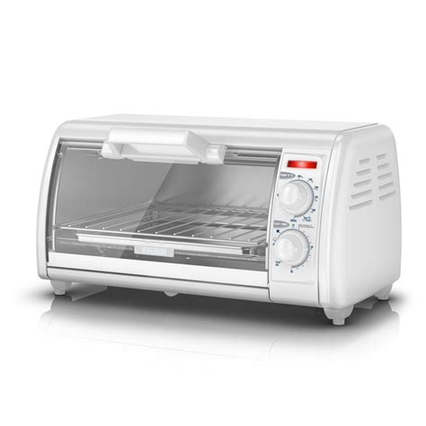 BLACK+DECKER Toast-R-Oven 4-Slice Countertop Toaster Oven in White-TRO420 - The Home Depot