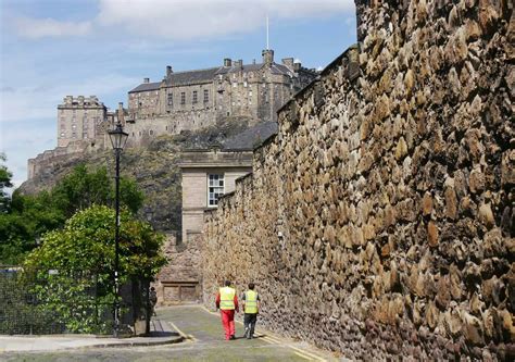 The Flodden Wall and the Castke.. From Edinburgh Spotlight | Edinburgh, Castle on the hill ...