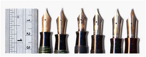 Parker Duofold Nib Sizes, HD Png Download , Transparent Png Image - PNGitem