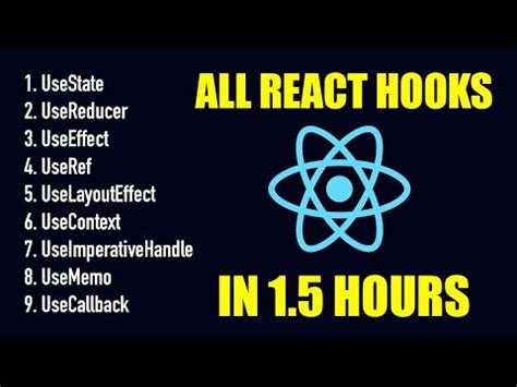 React Hooks Course - All React Hooks Explained - YouTube