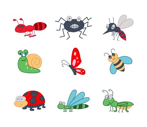 set of clip art of animal with cartoon design 6662388 Vector Art at Vecteezy