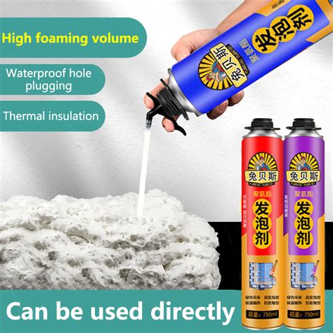 750ML Polyurethane Expanding Foam Spray sealant filler insulation ...