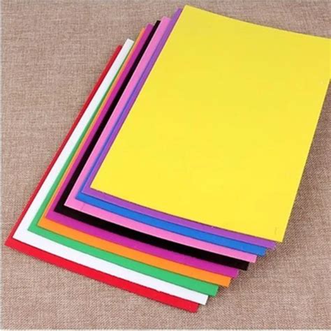 24PCS/LOT A4 size 1mm Eva foam sheets,Craft sheets, School projects, Easy to cut,Punch sheet ...