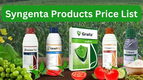 Syngenta Products Price List [Updated] 2023 Download