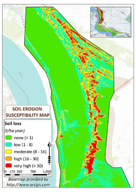 Soil erosion susceptibility map. According to figure 11, there are... | Download Scientific Diagram