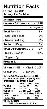 Oat Bran Cereal Nutrition Facts | Besto Blog