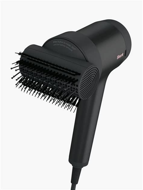 Shark Style IQ Hair Dryer Styling Brush Attachment, Black at John Lewis ...