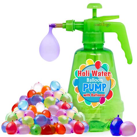 Buy Zest 4 Toyz Holi Water Balloon Pumping Station With 200 Water Balloons And Water Pump For ...