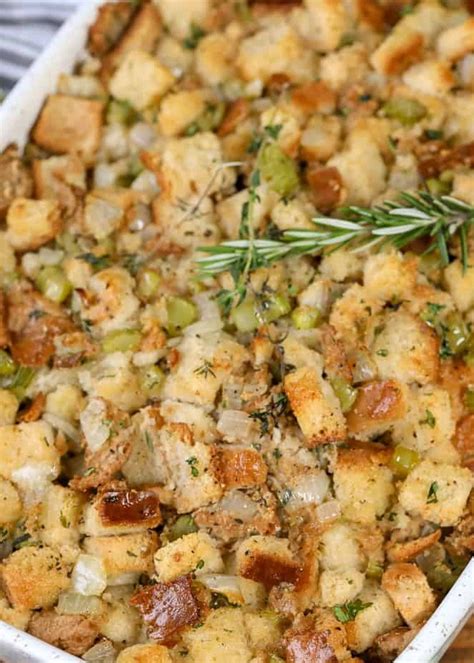 Kick & Creamy Turkey Stuffing Recipe - Spitfire Gourmet