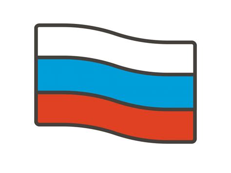 Russia Flag Emoji PNG Transparent Emoji - Freepngdesign.com