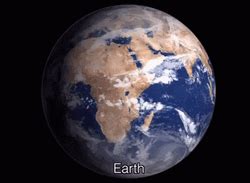 Earth Spinning On Dark GIF | GIFDB.com