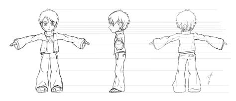 boy character modelling reference - Google Search Character Model Sheet, Boy Character ...