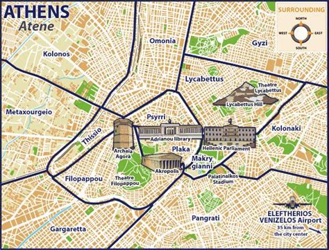 Map of Athens: Explore the Historical and Modern Heart of Greece ...