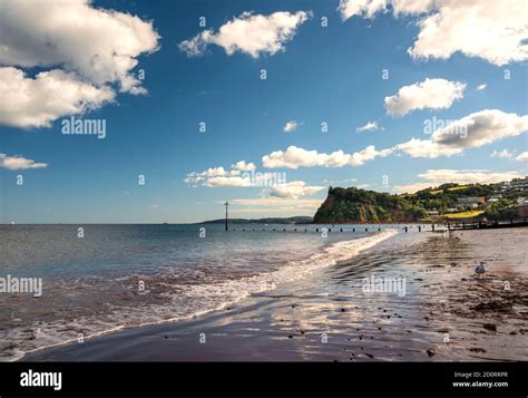 Teignmouth Beach, Devon, UK Stock Photo - Alamy