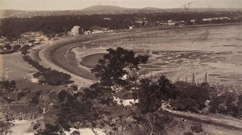 View from Malabar Hill, Bombay, 1880 | Bombay, History of india, Mumbai city