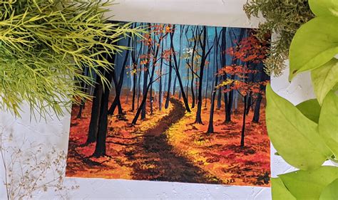 Acrylic Painting: How To Paint An Abstract Forest Landscape | Debasree Dey | Skillshare