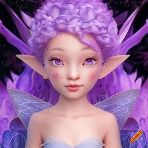 Image of a fairy with closed eyes on Craiyon