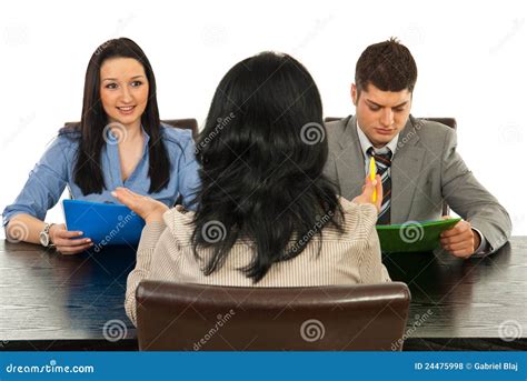 People Interview Having Conversation Stock Photo - Image of back, beautiful: 24475998