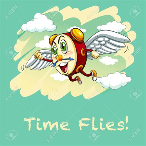 Time Flies Clipart - Add Some Whimsy to Your Time Management