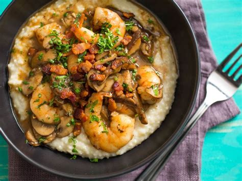 Upgrade Your Shrimp and Grits With Mushrooms, Bacon, and Gruyère ...