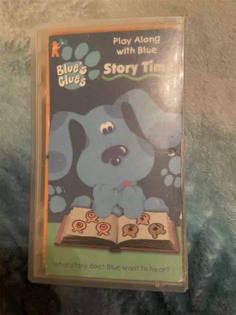 BLUE'S CLUES STORY Time VHS Video Tape 1998 Nickelodeon Nick Jr Steve ...