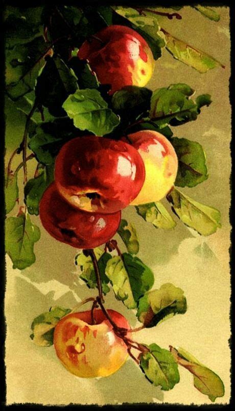 Five apples Apple Painting, Fruit Painting, Painting & Drawing, Flower Painting, Flower Art ...