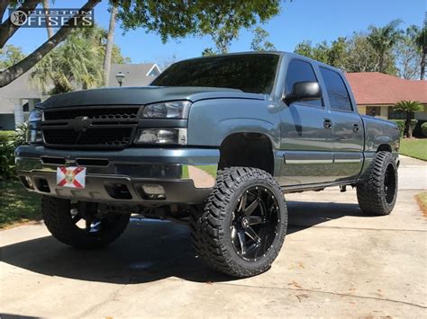 2006 Chevrolet Silverado 1500 Wheel Offset Super Aggressive 3"-5" Suspension Lift 6" | 235765 ...