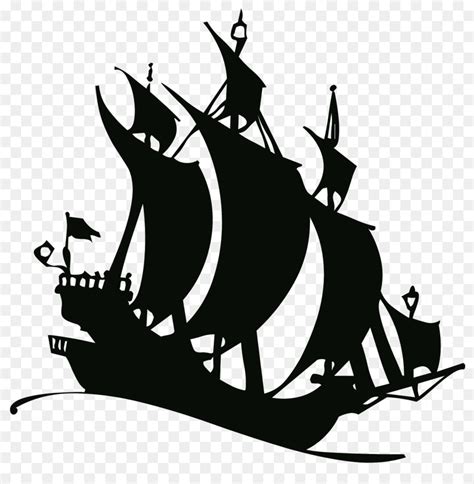 Free Pirate Ship Silhouette Png, Download Free Pirate Ship Silhouette Png png images, Free ...