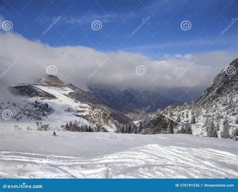 Ski Slope on Piani Di Bobbio Resort Stock Photo - Image of beautiful, clean: 270741536