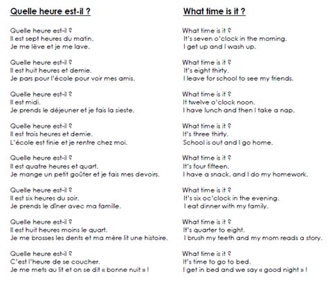 Quelle Heure Est-Il? (What Time Is It?): Songs For Teaching