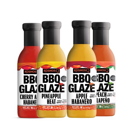 Kosmo's Q Rib Glaze 4 Pack | Kosmo's Q - Kosmos Q BBQ Products & Supplies