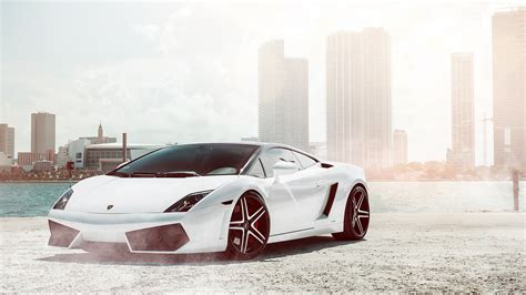 Lamborghini Gallardo White Wallpaper - HD Car Wallpapers #5517