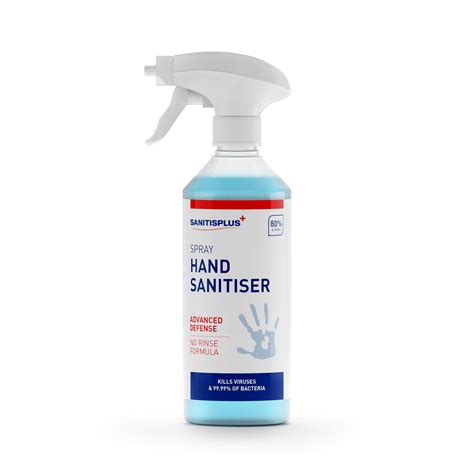 Sanitisplus 80% Alcohol Hand Sanitiser Spray - 500ml - Sanitisplus