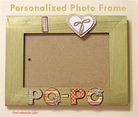 DIY Personalized Photo Frame – The Crafter Life