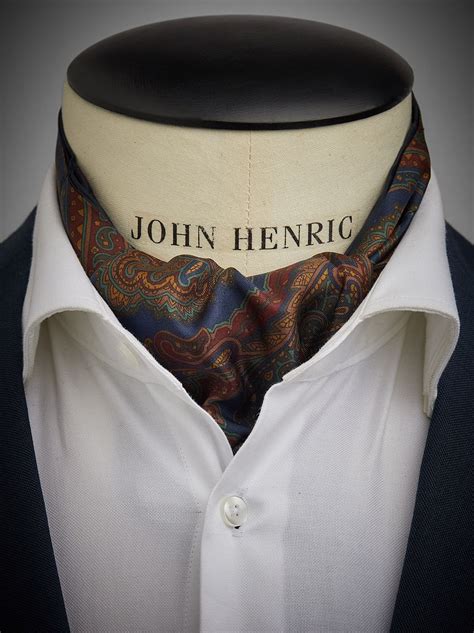 Men's Ascot Ties & Cravats - Buy Online | John Henric