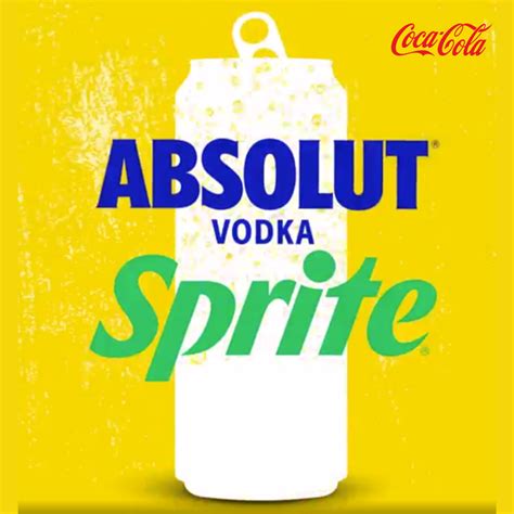 Coca-Cola set to launch new Absolut Vodka & Sprite in 2024 - Social ...