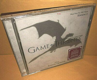 GAME OF THRONES Soundtrack CD Season 3 RAMIN DJAWADI kerry ingram hold ...