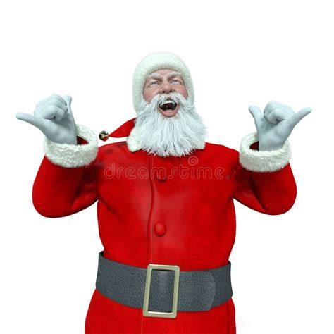 Santa Claus Laughing Out Loud Stock Illustration - Illustration of ...