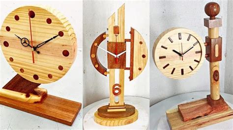 Top 3 Most Stylish DIY Wooden Desk Clocks • Homemade Desktop Clock | Diy wooden desk, Wooden diy ...