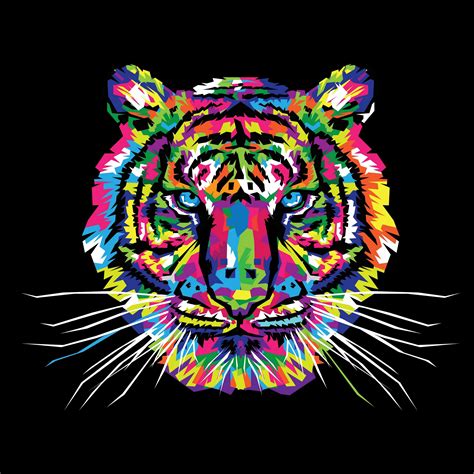 Tiger Art Wallpapers - Top Free Tiger Art Backgrounds - WallpaperAccess