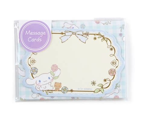 Cinnamoroll Message Card Set Made in Japan Sanrio Official JAPAN | eBay