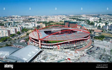 Aerial view of the Benfica Stadium home to the S.L. Benfica football club Stock Photo - Alamy