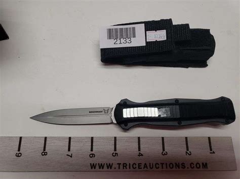 Benchmade Infidel Automatic Knife W/Canvas Sheath - Trice Auctions