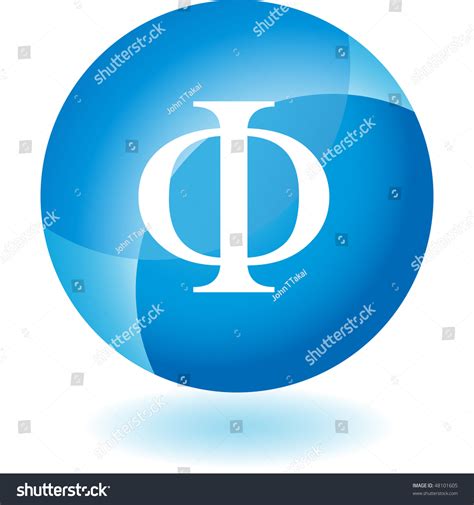 Greek Fraternity Symbol Isolated On White Stock Vector (Royalty Free) 48101605 | Shutterstock