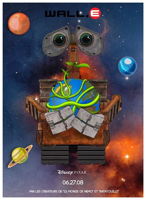 Wall.E Poster on Behance | Wall e eve, Movie poster wall, Minions wallpaper