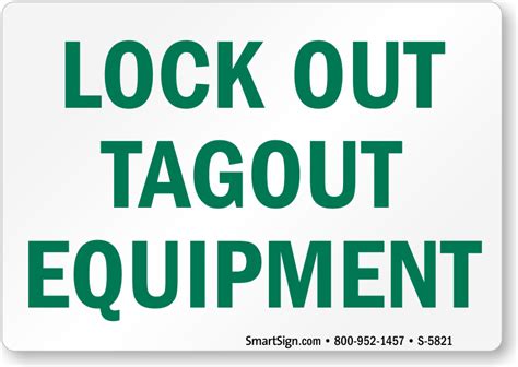 Lockout Tagout Signs