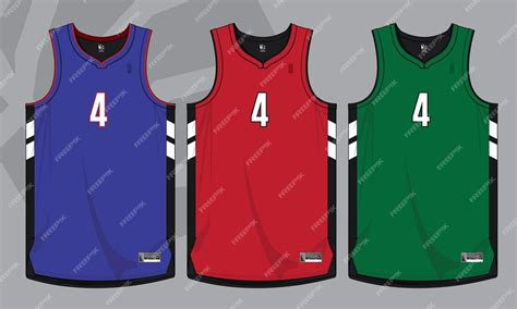 Premium Vector | Basketball jersey template isolated vector apparel