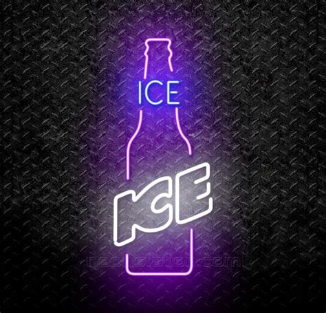 Buy Bottle Ice Neon Sign Online // Neonstation